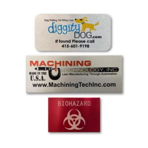 Custom Printed Metal Labels