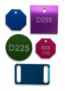 aluminum tags